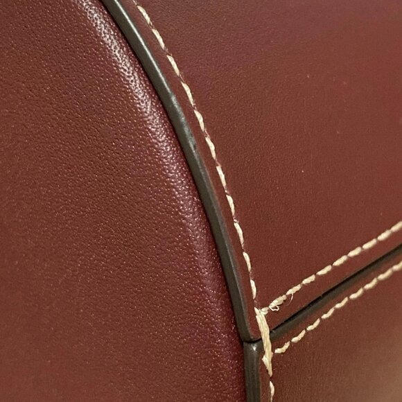 Auth COACH - CO235G Dark Brown Leather Handbag - Picture 4 of 11